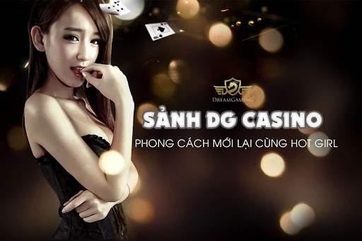 Sảnh casino DG với giao diện hiện đại , đa dạng trò chơi