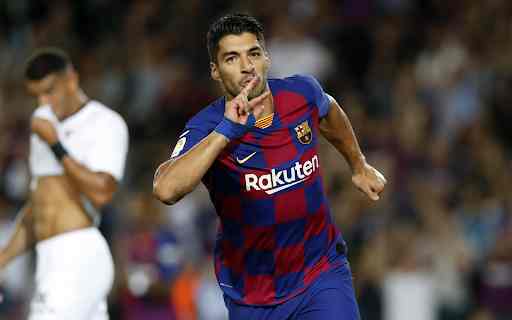 Hình ảnh Luis Suarez trong màu áo Barcelona