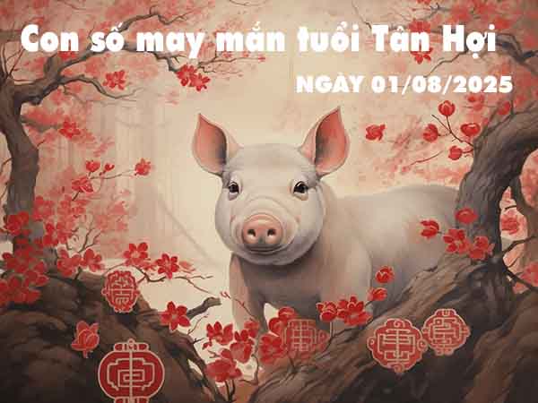 Con số may mắn tuổi Tân Hợi ngày 1/8/2025 thứ 6 hôm nay